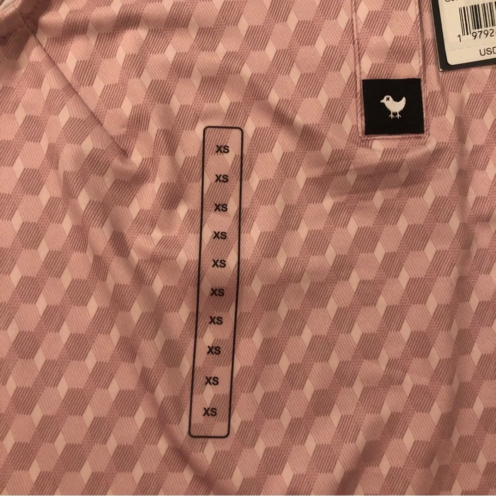Bad Birdie Women's Size XS Core Polo SL Sleeveless Golf Geo Chip Petaluma - Picture 4 of 8